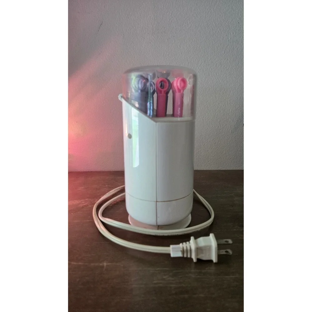 RETRO Conair More Hot Sticks Instant Heat  20pc Pink Purple Rollers Works!‎